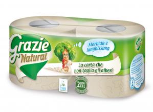 Grazie Natural toilet paper 2rolls XXL